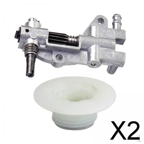 

2x Замена червячной шестерни масляного насоса для бензопил 5200 4500 52cc 45cc 58cc Аксессуары для ремонта Или