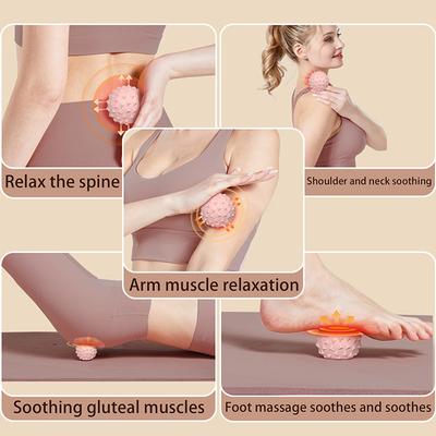 .[SH]1Pc Manual Massage Ball Fascia Ball Muscle Relaxation Massage Yoga Fitness Tool Waist Shoulder Neck Foot Massage Meridian