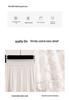 Elegant Plus Size Lace Patchwork Mid-Length Autumn Skirt