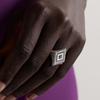 High Quality  New Women Jewelry Open Adjusted Size #4.5 Geometric Pinky Ring