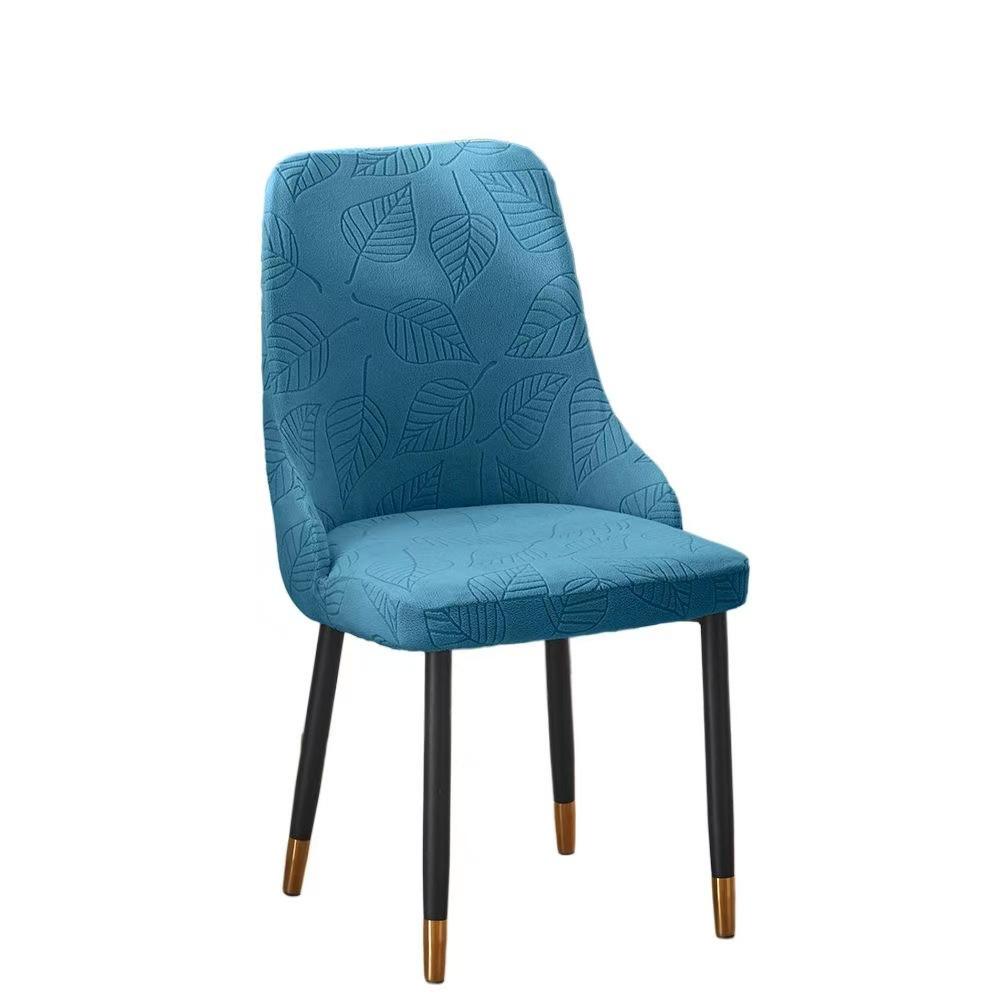 Curved Chair Cover with Armrests New Elastic All-inclusive Dining Chair Cover Premium Integrated Stool Cover Four Seasons Universal