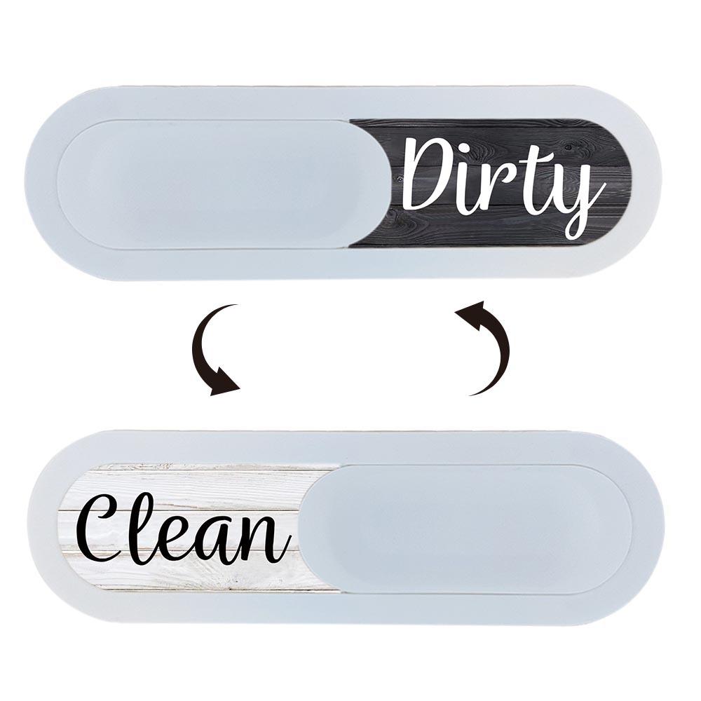 

Magnetic Dishwasher Clean/Dirty Indicator Reusable Kitchen Status Sign Slide Switch Dishwasher Magnet Home Organization Kitchen