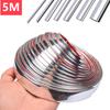 Car Chrome Strip Chrome Car Decoration Flexible Chrome Strip Universal Auto Self Adhesive Side Door Bright Strip Tape Stickers