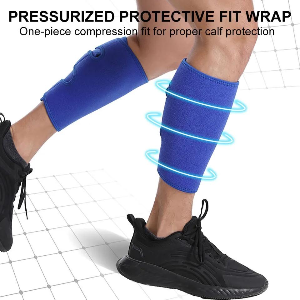 Loogdeel Adjustable Shin Guard Leg Warmers for Sports Cycling Football Basketball Calf Support Protection