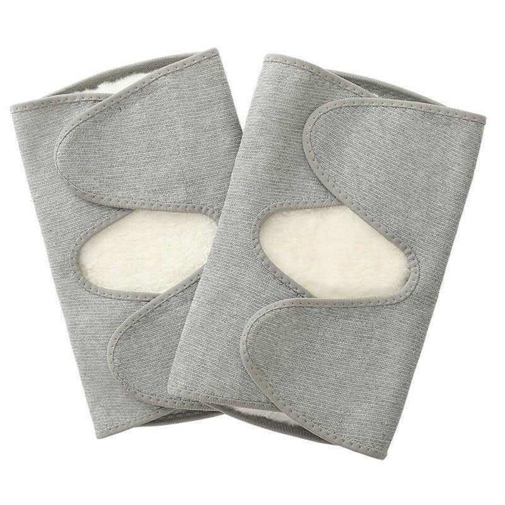 

2 шт., теплые удлиненные наколенники для занятий спортом на открытом воздухе, защитные эластичные шерстяные термоплюшевые наколенники, наколенники