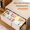 Vijian Plastic Drawer Divider Board Partition for Free Combination Underwear and Socks Storage Box Organizer Inserts