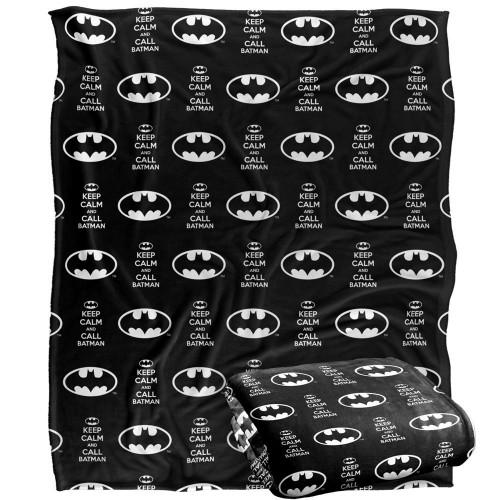 Batman Keep Calm And Call Batman Blanket