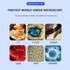 Portable Handheld Children's Microscope Toy with Optical Lens for Educational Science Exploration and Outdoor Observation Tool for Kids