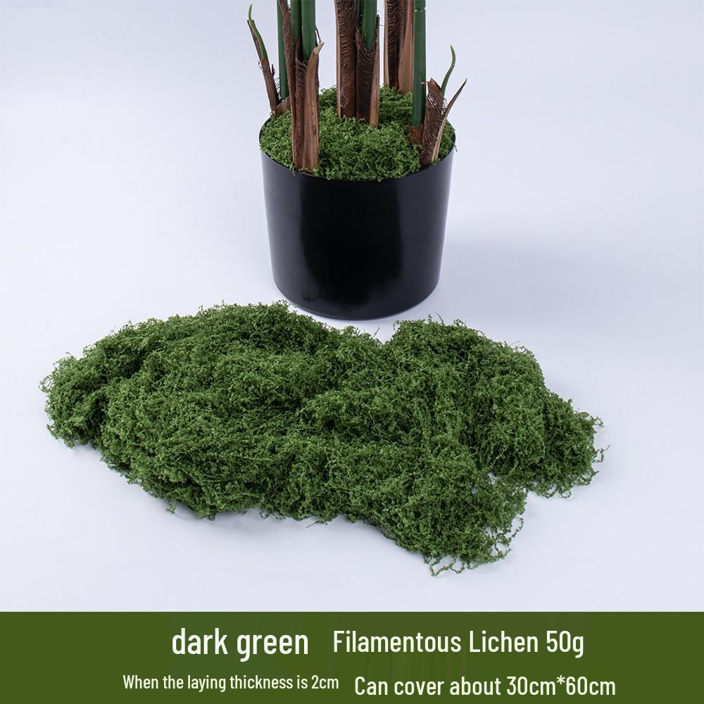 Artificial Moss Turf Landscape Ornament for Bonsai & Potted Plant Decoration