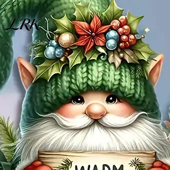 Nordic Style Christmas Tree Hanging Decor 12/24/36Pcs Gnome Ornaments, 2D Wooden Decorations for Xmas Tree, Funny Wood Ornaments Wreaths Gnomes