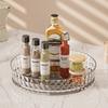 1PC Seasoning Rotating Storage Rack - Multi-Functional Kitchen Storage Shelf - Dish Tray For Storing Seasonings