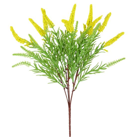 Künstliche Grünpflanze im pastoralen Stil, realistischer Lavendel-Kunststoff, Pflanzenornament, DIY-Blumenarrangement, Szenenlayout, Simulation einer Lavendelblume