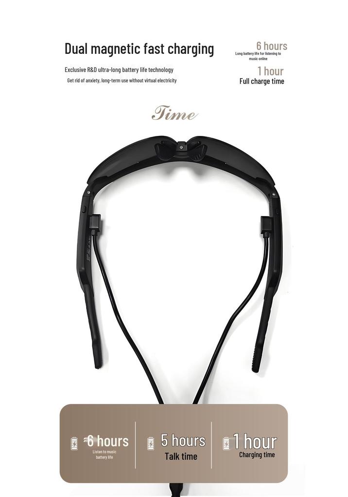 Bluetooth Smart Cycling Glasses: Anti-drop, UV Protection, Music & Call Features