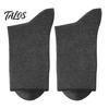 Chaussettes Business Respirantes Homme Mi-mollet, Couleur Unie Décontractées Douces Non Serrantes Évacuant la Transpiration pour l'Automne l'Hiver et le Quotidien Humidité