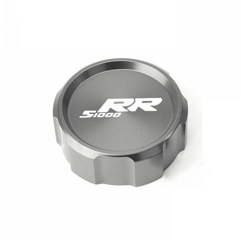 Moto Accessories Aluminum Front Rear Brake Fluid Reservoir Cap Oil Cylinder Cover For BMW S1000RR S 1000 RR 2008-