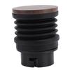 Single Dose Hopper with Bellow Fit for Gemilai 9015C Coffee Grinder Silicone Wood Blowing Bean Bin Accessories