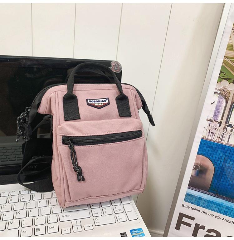 Trendy brand ins crossbody small bag multi-functional backpack lightweight portable small backpack women's casual nylon shoulder bag