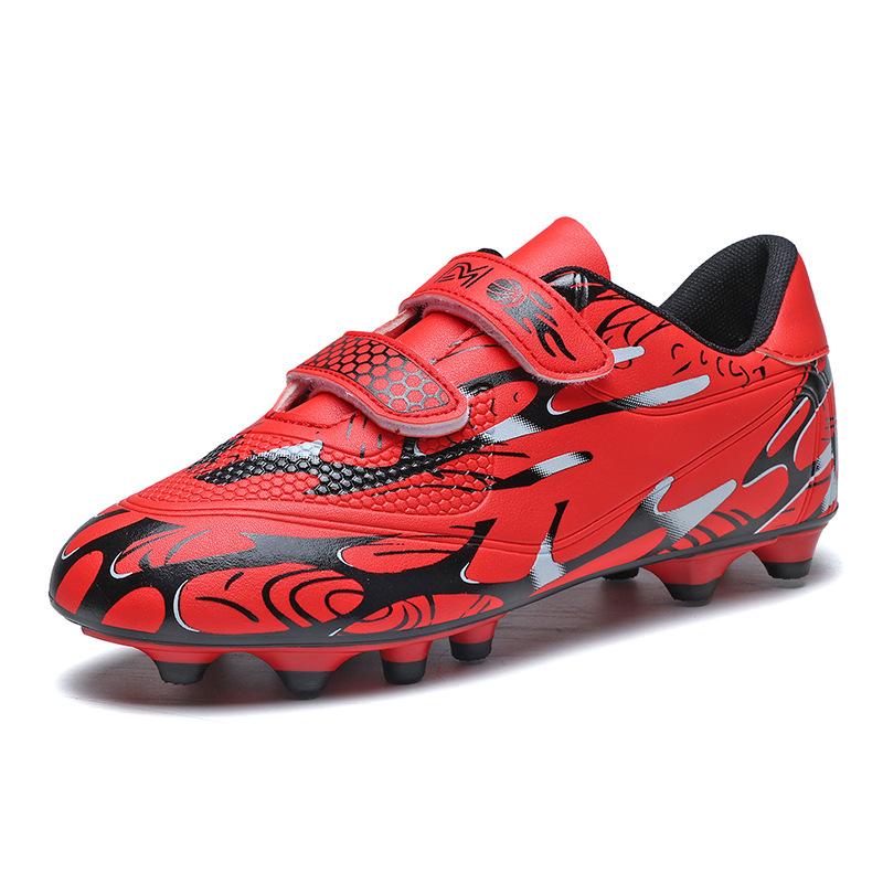 New Low-Top Children'S Football Shoes Velcro Non-Slip, Wear-Resistant And Breathable Men'S Training Special Football Shoes