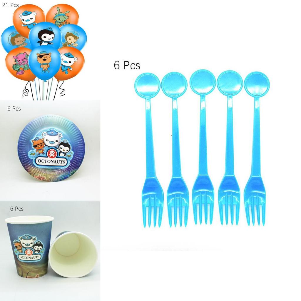 Colorful Octonauts Kids Birthday Party Supplies Set For A Joyful Celebration
