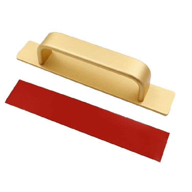 

Contemporary Sturdy Aluminum Alloy Pull Handle Accessory for Glass Sliding Door Easy Installion On Wood Cabinets золотий