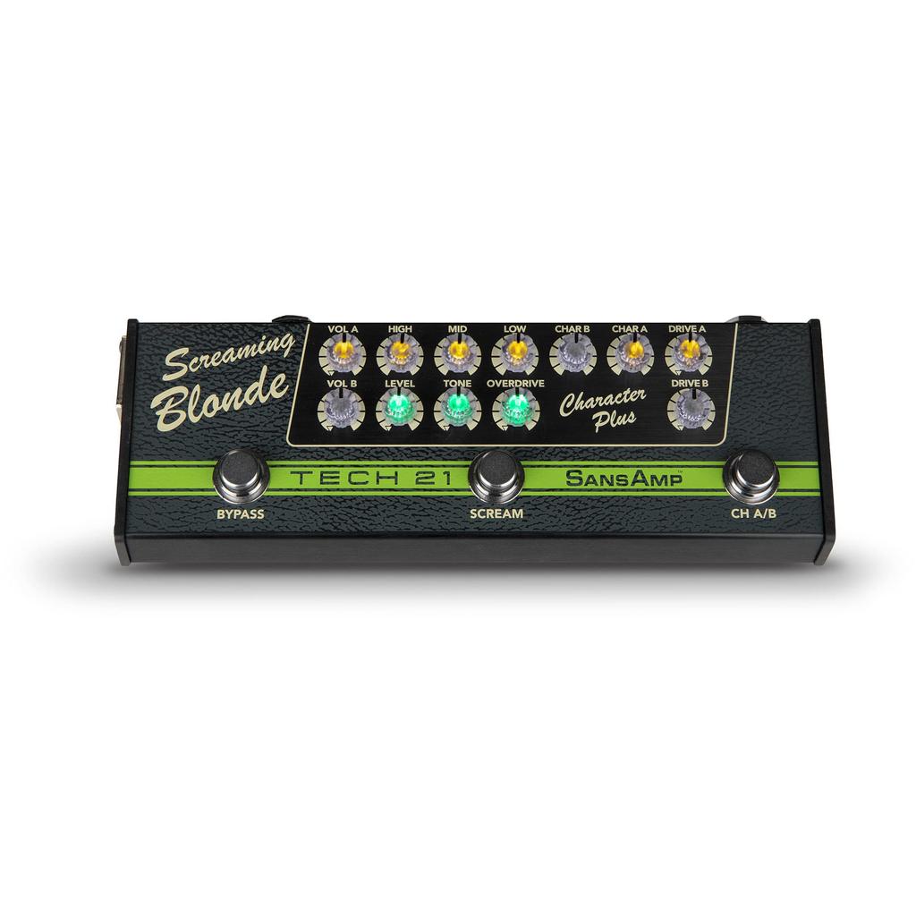 Tech21 SANSAMP Effector Character Plus Fender Tube Screamer SCREAMING BLONDE + []