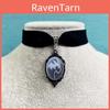 Gothic Dragon Pendant Necklace With Velvet Embossed Design For Men And Women