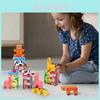Wooden Animal Stacking Blocks With Handeye Coordination And Focus Development