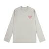 Women's 2025 American Style Pure Cotton Long-Sleeve T-Shirt: Loose Fit, Ideal for Autumn/Winter.
