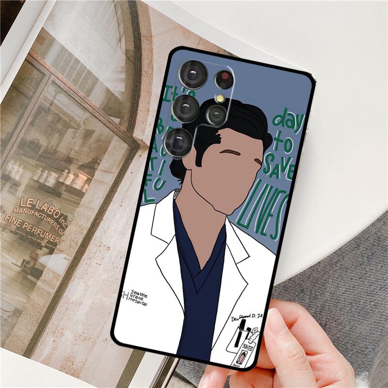 Greys Anatomy Hülle für Samsung Galaxy S23 S21 S22 Ultra Note 20 S8 S9 S10 Note 10 Plus S20 FE Handyhülle