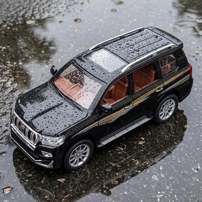 MWLU3 1:24 Toyota Prado Off Road SUV Alloy Metal Diecast Model Car Desktop Display Collectibles Hobby Ornament Holiday Present For Boy