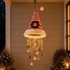 Lighted Witch Hat Hanging Chime Witch Hat Pendant Wind Chime Pendant
