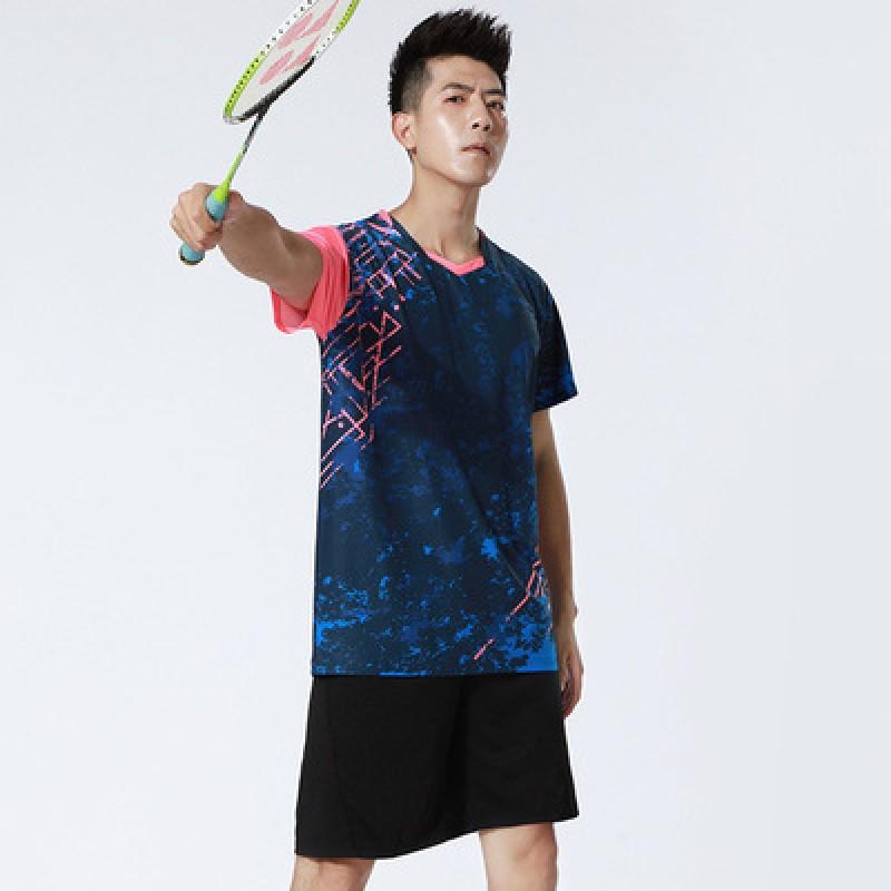 Badminton Tennis Sport Shirts Quick Dry Breathable Team Uniforms Men Women Customizable