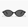 Vintage Oval Sunglasses  Leopard Black Designer Small Oval Sun Glasses Retro Fashion Women Sunscreen Glasses Gifts Uv400