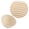 Washable Baking Bowl Round Deep Bowl Thickened Bread Container Cane Splint Breathable Hollow Dough Rising Bowl Kitchen
