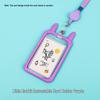 Transparent Student ID and Meal Card Holder with Lanyard