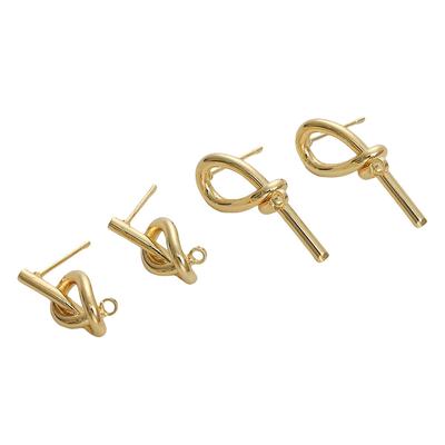 Twisted Knotted Earrings Hanging Pendant For DIY Jewelry Making Craft Accessories