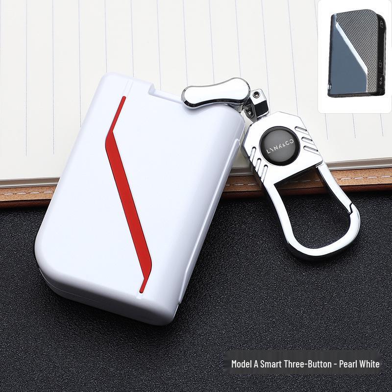 Lynk & Co Modische Schlüsselhülle: Stilvolle Autoschlüsseltasche mit Schnallendesign zur Schlüsselmodifikation und personalisierten Dekoration