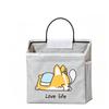 Dorm Room Cotton Fabric Wall Hanging Storage Bag With Multipurpose Pouch For Bedroom Organization