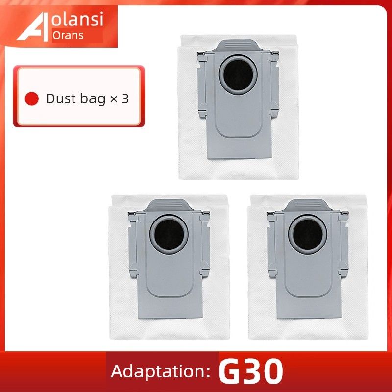 Applicable To Stone Robot Cleaner G30 Accessories Rolling Brush Side Brush Strainer Rag Dust Collection Bag Cleaning Solution