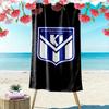 KI Klaksvik 2D Flat Print Beach Towel, Large Soft Quick Dry Towel for Beach Camping Swimming