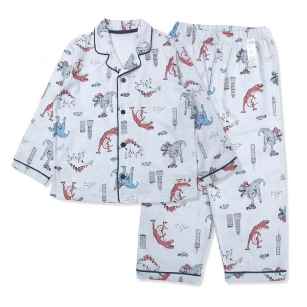 Organicmom City Dino Kids Pajamas Misssw04 110