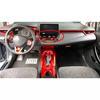 For Toyota for Corolla - Car Dashboard center Air Vent Trim Bright Red