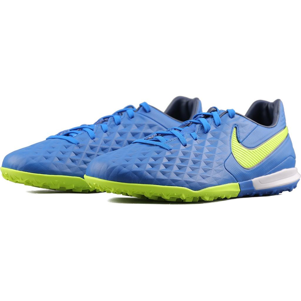Nike Tiempo Legend 8 Pro TF Turf Artificial 'Blue Dark  Yellow' Men's AT6136-474