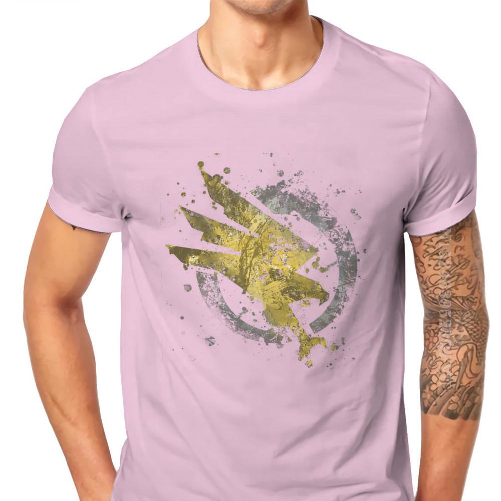 Mass Effect Game Command And Conquer GDI Splatter Tshirts Graphic Men Classic Goth Camisas Men Clothes Cotton Harajuku T Shirt