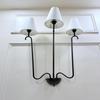Moderne Messing 3-Lys Vegglampe Svertet Messing Minimalistisk Lys Hjem, Kontor Dekorativt Element