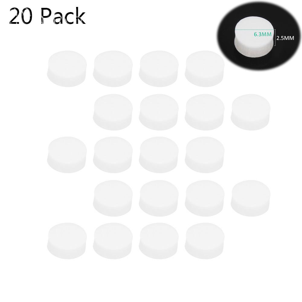 20 Guitar Fretboard White Mother-of-pearl Polka Dots with Punctuation Dots 6mm/3mm/6.3mm