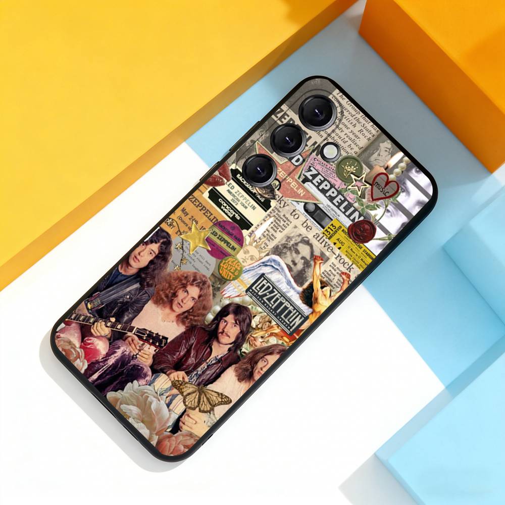 

L-Led Z-Zeppelins Band Cool Phone Case For Samsung Galaxy A 73,72,51,53,52,71,22,5G,Note,J7,8,9 Soft Black Cover Samsung a40