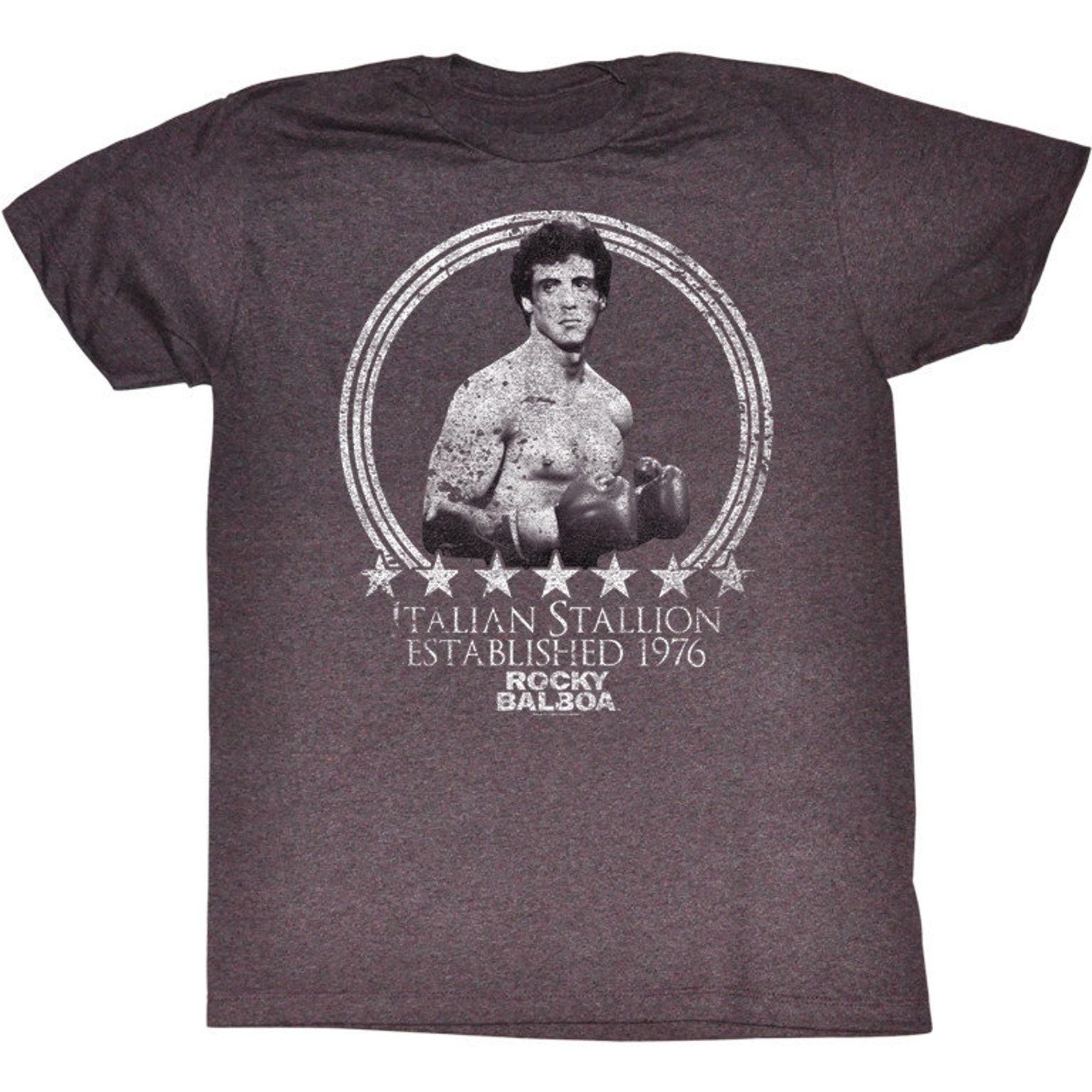 Rocky Rocky Ready Vintage Maroon Heather T-Shirt M