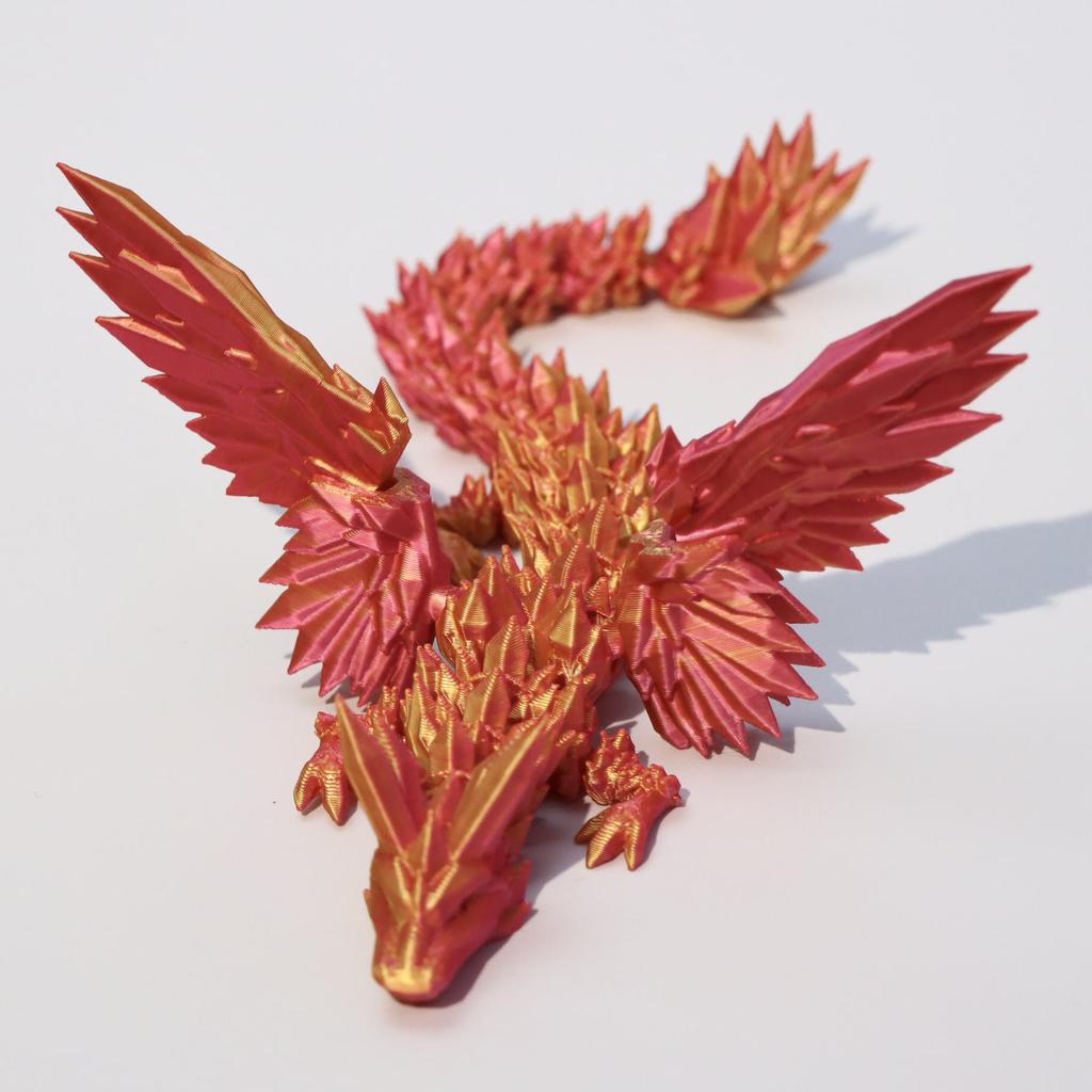 Colorful 3D Printed Dragon Egg Crystal Ornament Set - Creative and Trendy Toy and Gift.