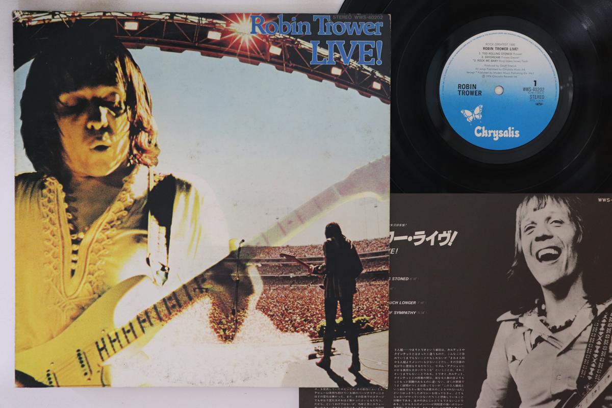 

LP Record ROBIN TROWER - Robin Trower Live! WWS40202 CHRYSALIS 1978 Japan Rock